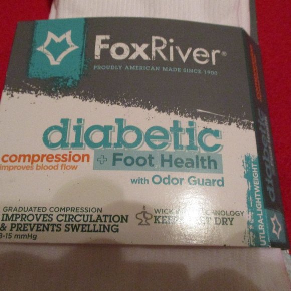 Fox River Over The Calf Compression Diabetic Socks NWT - Picture 2 of 4